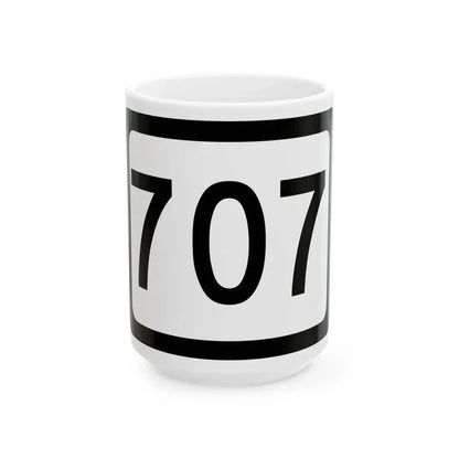 WV-707 (Virginia) (Road Sign) White Coffee Mug 15oz - Go Mug Yourself