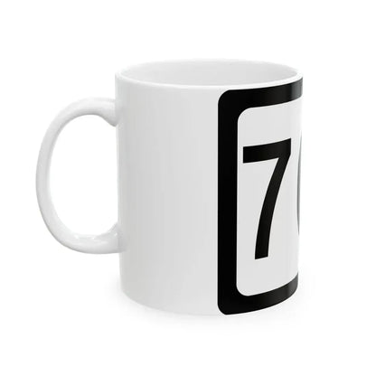 WV-707 (Virginia) (Road Sign) White Coffee Mug - Go Mug Yourself