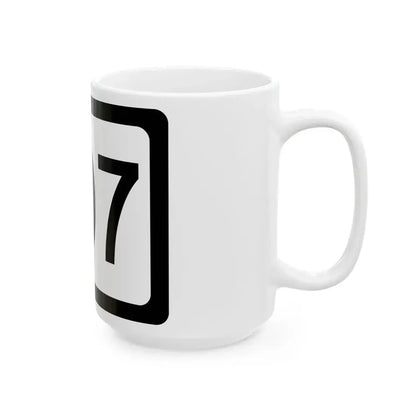 WV-707 (Virginia) (Road Sign) White Coffee Mug - Go Mug Yourself