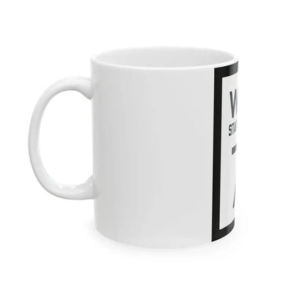 WV-71 1922 (Virginia) (Road Sign) White Coffee Mug - Go Mug Yourself