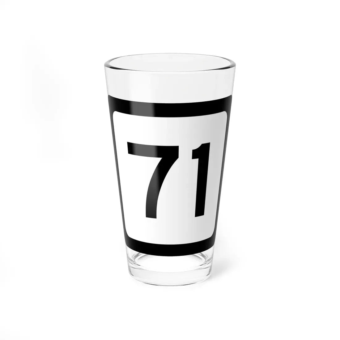 WV-71 (Virginia) (Road Sign) Pint Glass 16oz 16oz - Go Mug Yourself
