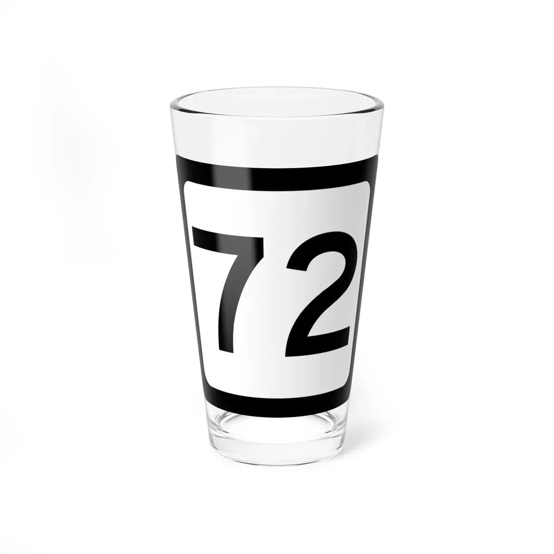 WV-72 (Virginia) (Road Sign) Pint Glass 16oz 16oz - Go Mug Yourself