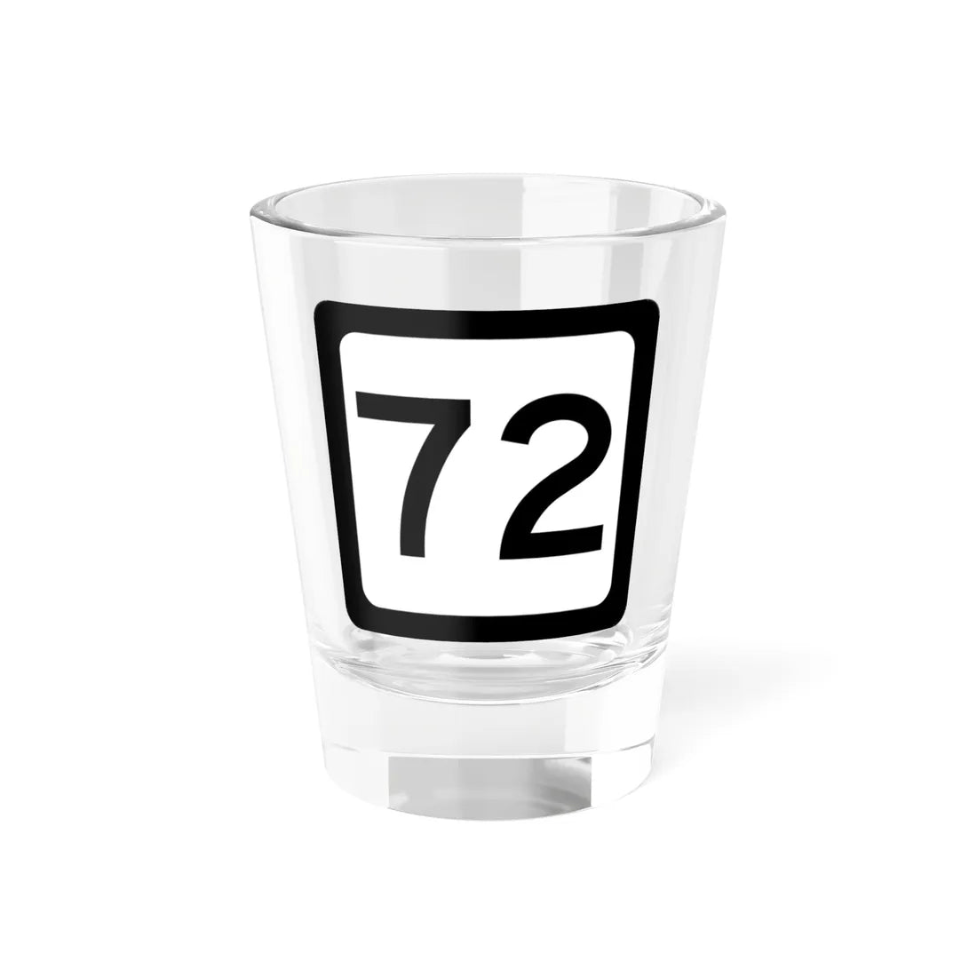 WV-72 (Virginia) (Road Sign) Shot Glass 1.5oz 1.5oz - Go Mug Yourself
