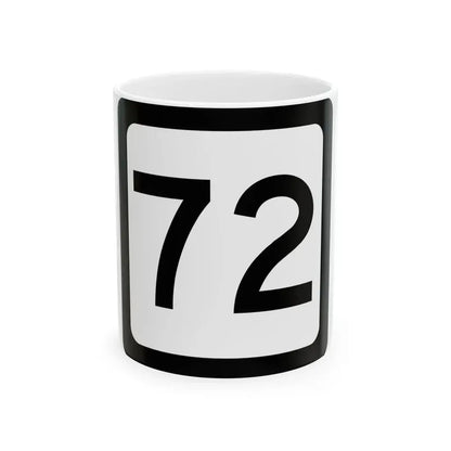 WV-72 (Virginia) (Road Sign) White Coffee Mug 11oz - Go Mug Yourself