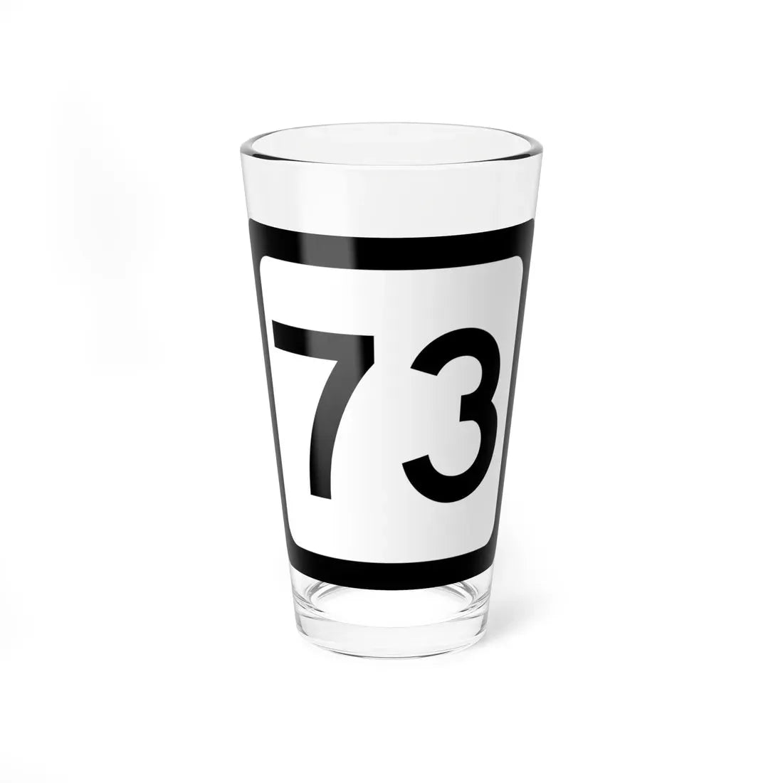 WV-73 (Virginia) (Road Sign) Pint Glass 16oz 16oz - Go Mug Yourself
