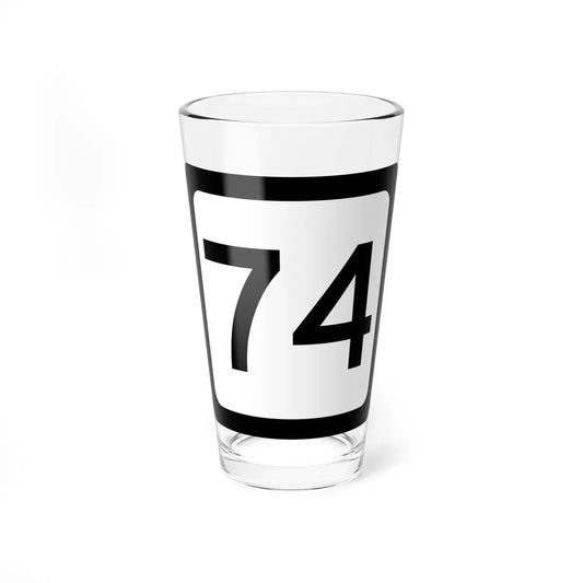 WV-74 (Virginia) (Road Sign) Pint Glass 16oz 16oz - Go Mug Yourself