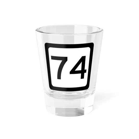 WV-74 (Virginia) (Road Sign) Shot Glass 1.5oz 1.5oz - Go Mug Yourself