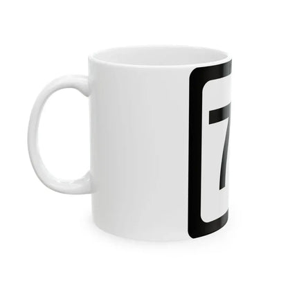 WV-74 (Virginia) (Road Sign) White Coffee Mug - Go Mug Yourself
