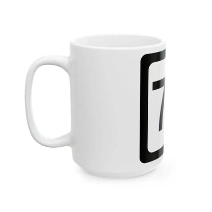 WV-74 (Virginia) (Road Sign) White Coffee Mug - Go Mug Yourself