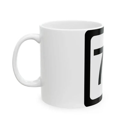 WV-75 (Virginia) (Road Sign) White Coffee Mug - Go Mug Yourself