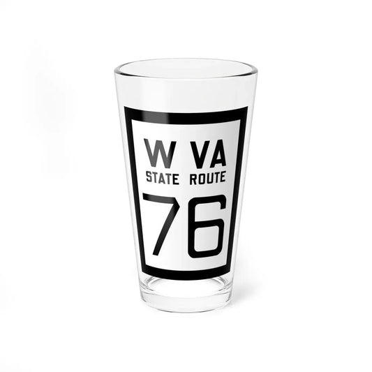 WV-76 1922 (Virginia) (Road Sign) Pint Glass 16oz 16oz - Go Mug Yourself