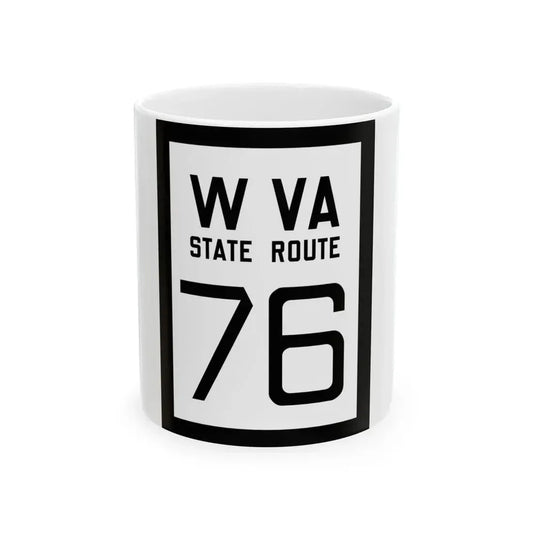 WV-76 1922 (Virginia) (Road Sign) White Coffee Mug 11oz - Go Mug Yourself