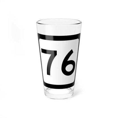 WV-76 (Virginia) (Road Sign) Pint Glass 16oz 16oz - Go Mug Yourself