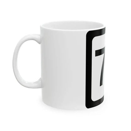 WV-76 (Virginia) (Road Sign) White Coffee Mug - Go Mug Yourself
