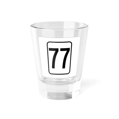 WV-77 1948 (Virginia) (Road Sign) Shot Glass 1.5oz 1.5oz - Go Mug Yourself