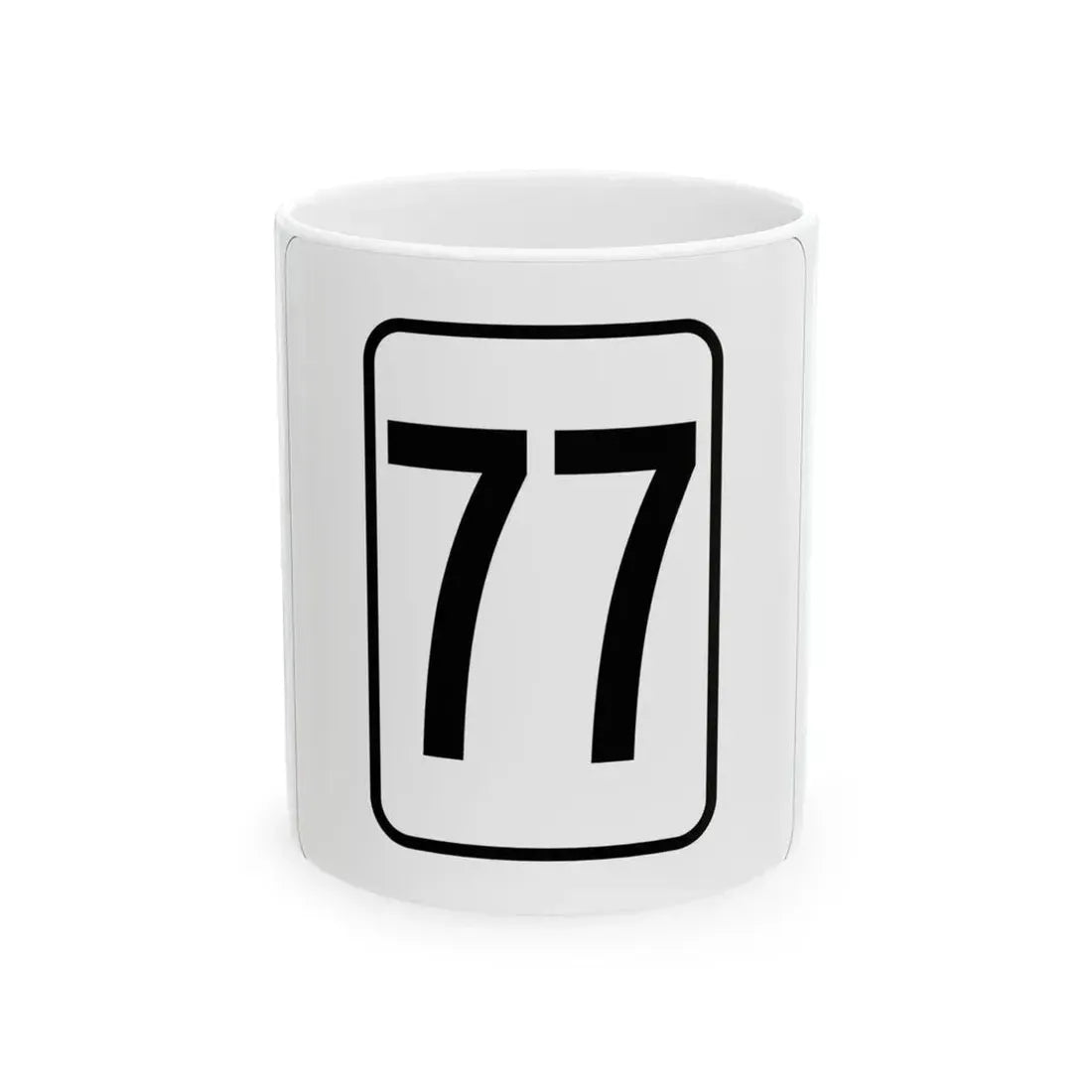 WV-77 1948 (Virginia) (Road Sign) White Coffee Mug 11oz - Go Mug Yourself