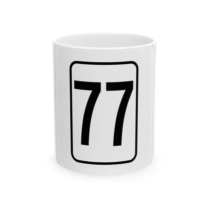 WV-77 1948 (Virginia) (Road Sign) White Coffee Mug 11oz - Go Mug Yourself