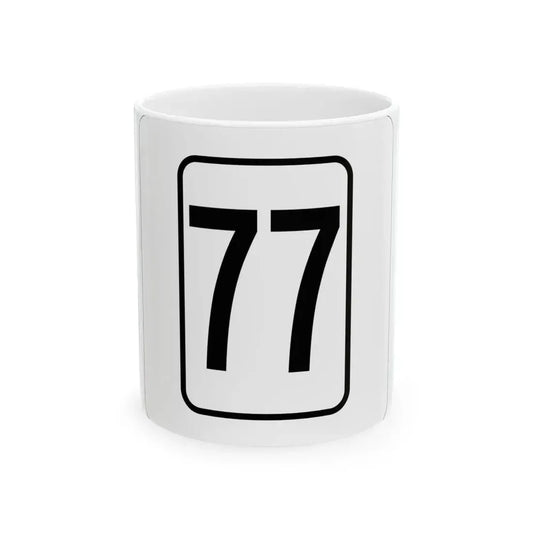 WV-77 1948 (Virginia) (Road Sign) White Coffee Mug 11oz - Go Mug Yourself