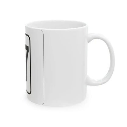 WV-77 1948 (Virginia) (Road Sign) White Coffee Mug - Go Mug Yourself