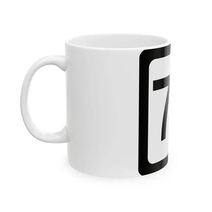 WV-77 (Virginia) (Road Sign) White Coffee Mug - Go Mug Yourself