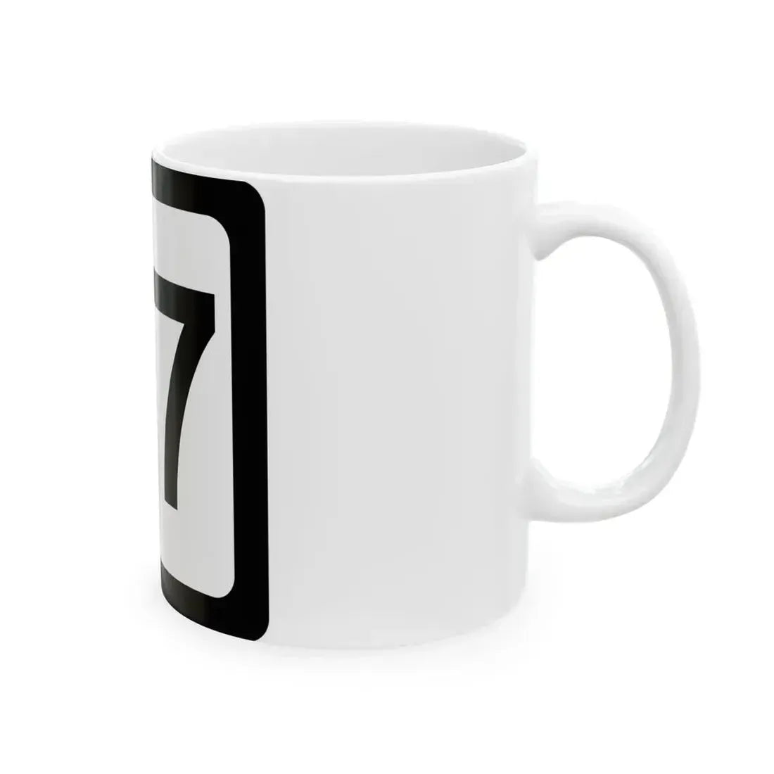 WV-77 (Virginia) (Road Sign) White Coffee Mug - Go Mug Yourself