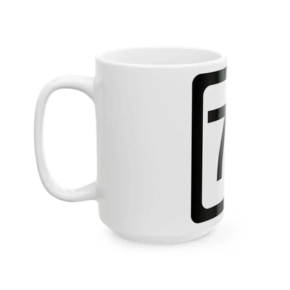 WV-77 (Virginia) (Road Sign) White Coffee Mug - Go Mug Yourself