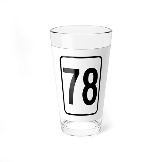 WV-78 1948 (Virginia) (Road Sign) Pint Glass 16oz 16oz - Go Mug Yourself