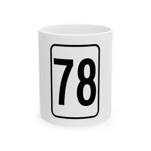 WV-78 1948 (Virginia) (Road Sign) White Coffee Mug 11oz - Go Mug Yourself