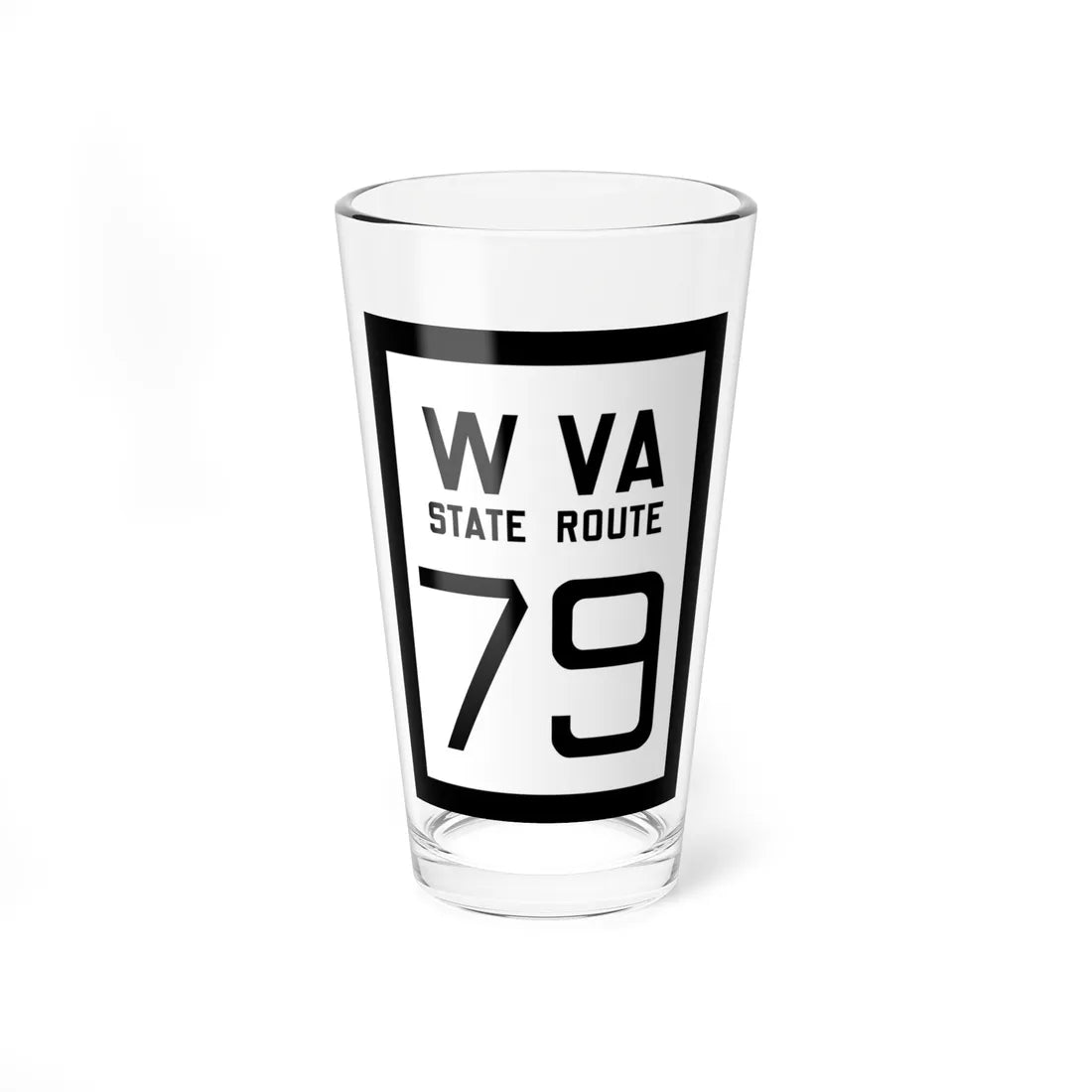 WV-79 1922 (Virginia) (Road Sign) Pint Glss 16oz 16oz - Go Mug Yourself