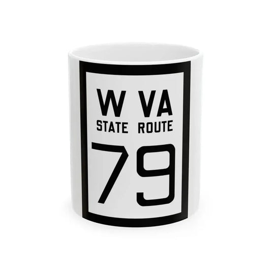 WV-79 1922 (Virginia) (Road Sign) White Coffee Mug 11oz - Go Mug Yourself