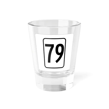WV-79 1948 (Virginia) (Road Sign) Shot Glass 1.5oz 1.5oz - Go Mug Yourself