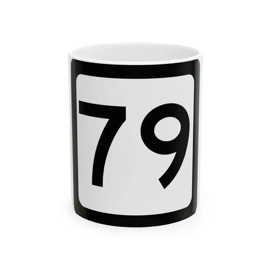 WV-79 (Virginia) (Road Sign) White Coffee Mug 11oz - Go Mug Yourself