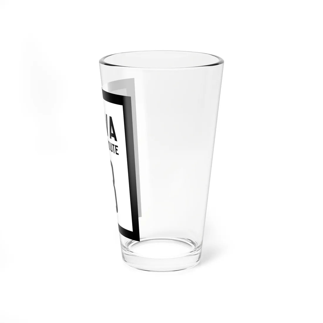 WV-8 1922 (Virginia) (Road Sign) Pint Glss 16oz - Go Mug Yourself