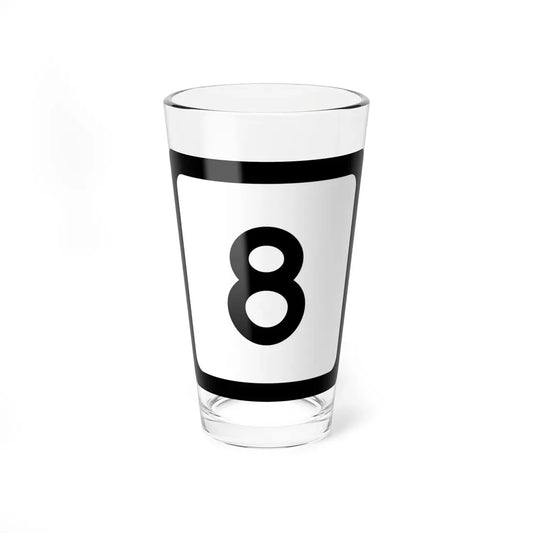 WV-8 (Virginia) (Road Sign) Pint Glass 16oz 16oz - Go Mug Yourself