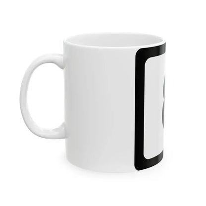 WV-8 (Virginia) (Road Sign) White Coffee Mug - Go Mug Yourself