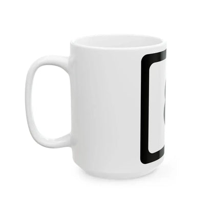 WV-8 (Virginia) (Road Sign) White Coffee Mug - Go Mug Yourself