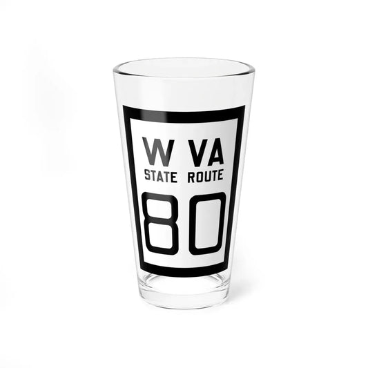 WV-80 1922 (Virginia) (Road Sign) Pint Glass 16oz 16oz - Go Mug Yourself