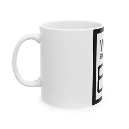 WV-80 1922 (Virginia) (Road Sign) White Coffee Mug - Go Mug Yourself