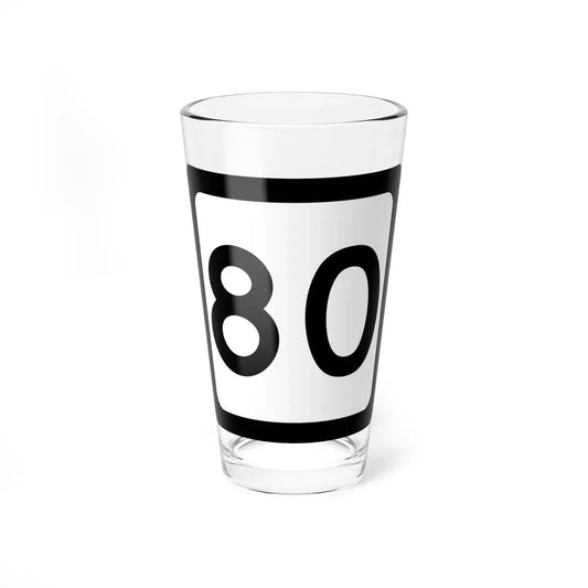 WV-80 (Virginia) (Road Sign) Pint Glass 16oz 16oz - Go Mug Yourself