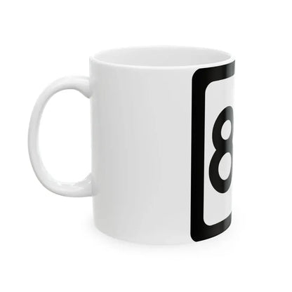 WV-80 (Virginia) (Road Sign) White Coffee Mug - Go Mug Yourself