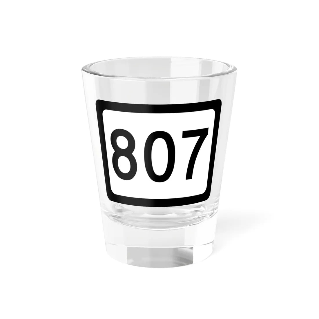 WV-807 (Virginia) (Road Sign) Shot Glass 1.5oz - Go Mug Yourself