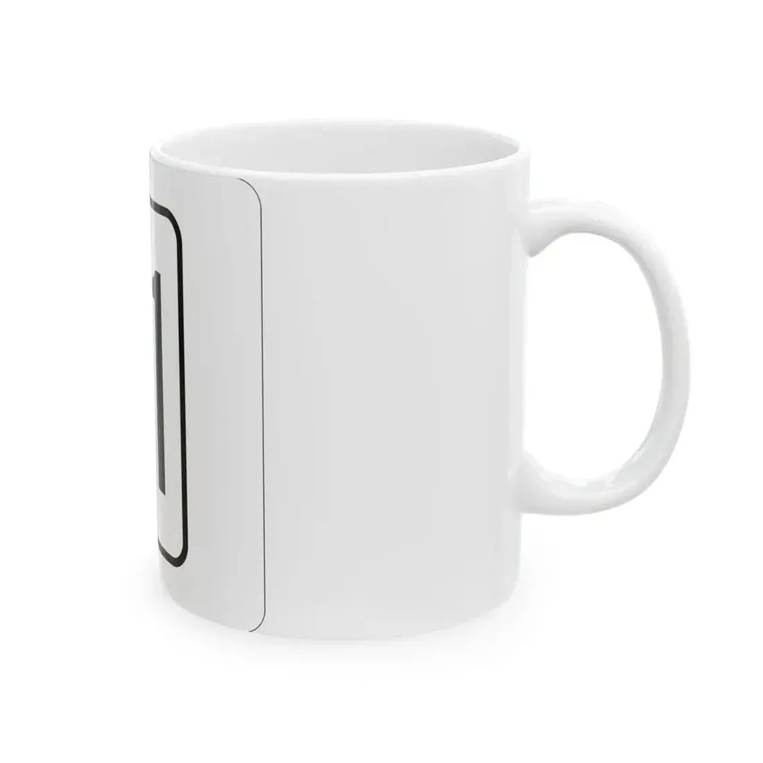 WV-81 1948 (Virginia) (Road Sign) White Coffee Mug - Go Mug Yourself