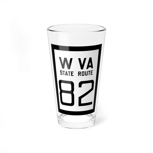 WV-82 1922 (Virginia) (Road Sign) Pint Glass 16oz 16oz - Go Mug Yourself