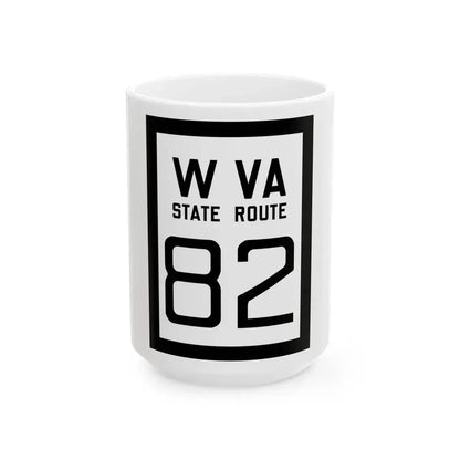 WV-82 1922 (Virginia) (Road Sign) White Coffee Mug 15oz - Go Mug Yourself