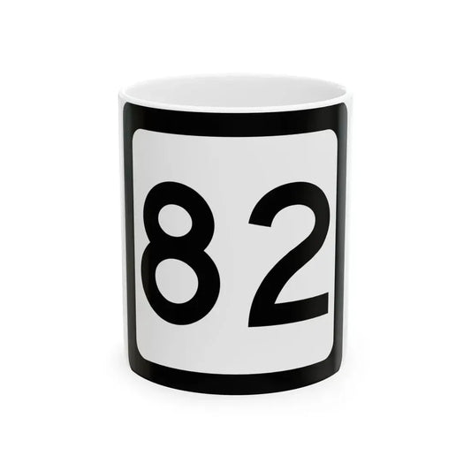 WV-82 (Virginia) (Road Sign) White Coffee Mug 11oz - Go Mug Yourself