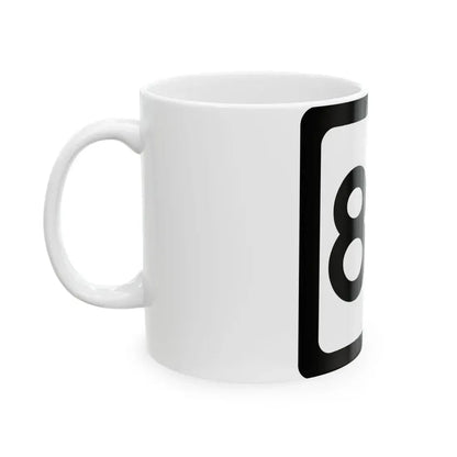 WV-82 (Virginia) (Road Sign) White Coffee Mug - Go Mug Yourself