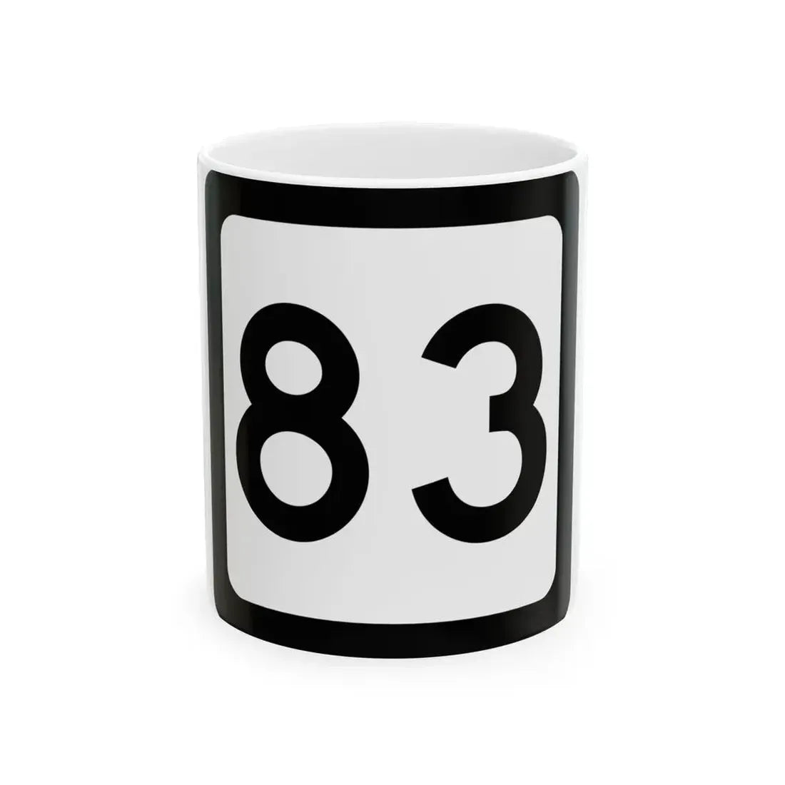WV-83 (Virginia) (Road Sign) White Coffee Mug 11oz - Go Mug Yourself