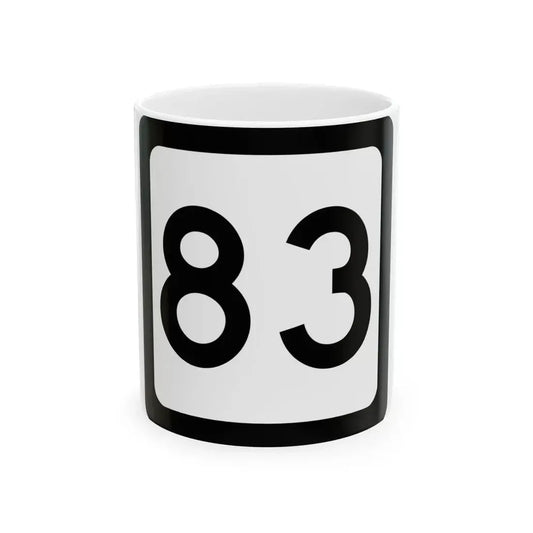 WV-83 (Virginia) (Road Sign) White Coffee Mug 11oz - Go Mug Yourself