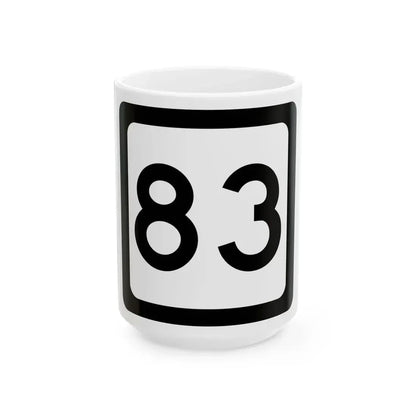 WV-83 (Virginia) (Road Sign) White Coffee Mug 15oz - Go Mug Yourself