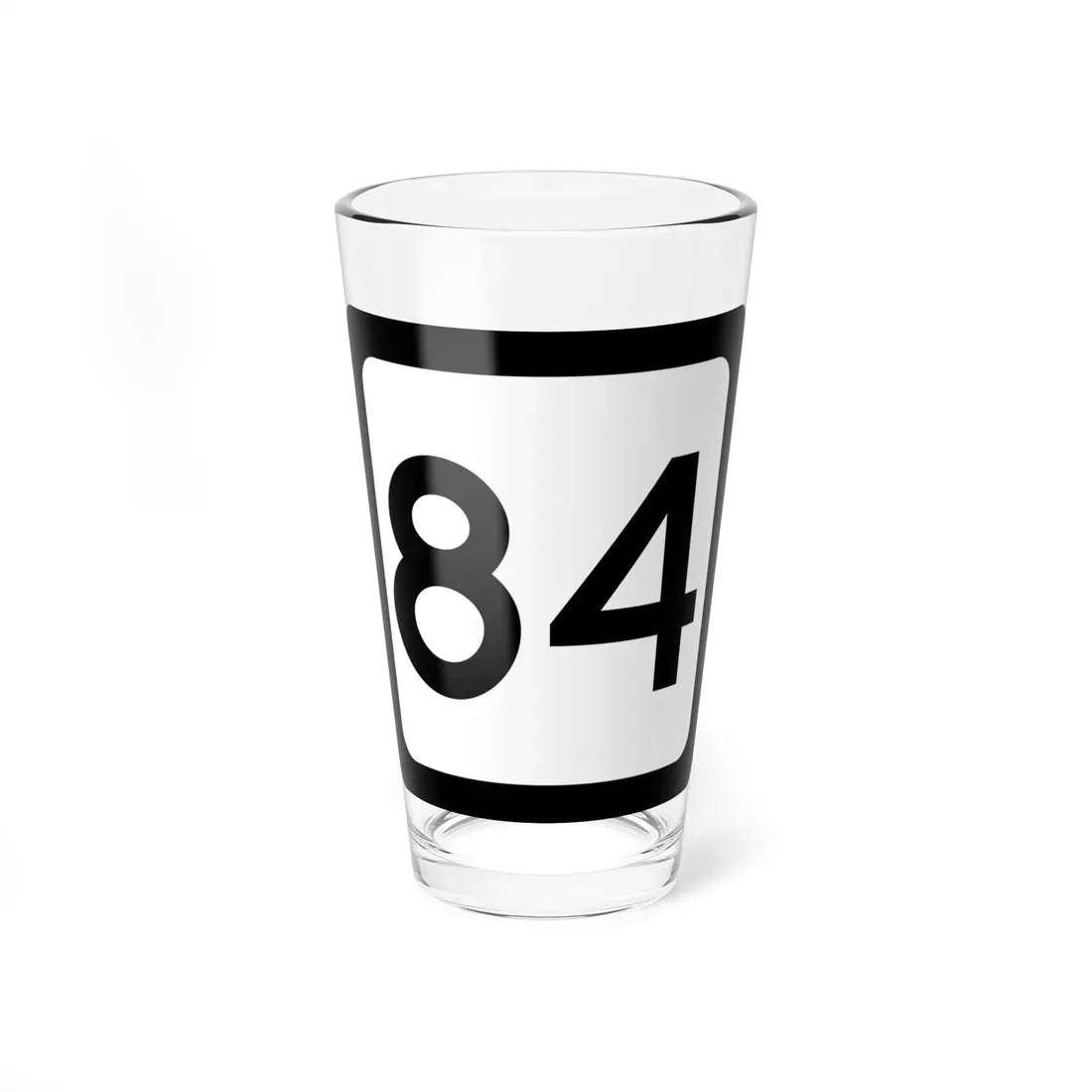 WV-84 (Virginia) (Road Sign) Pint Glass 16oz 16oz - Go Mug Yourself
